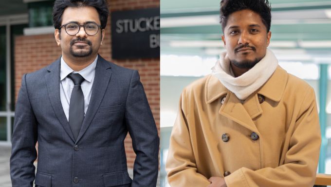 Chowdhury Imam at left and Arjun Kizhakkemarakkattil Janardhanan at right