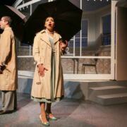 Two actors perform in Penn State Opera Theatre's production of "Trouble in Tahiti"