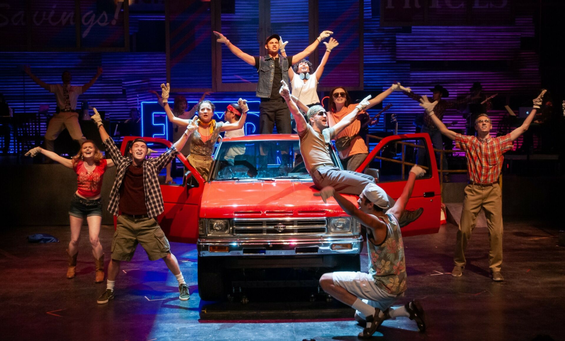 Cast of Penn State Centre Stage's Hands on a Hardbody