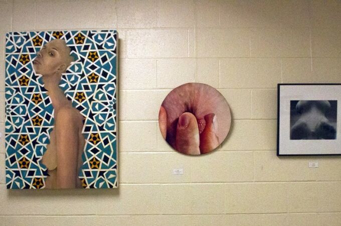 Various Hump Day pieces of artwork created by students in the School of Visual Arts.