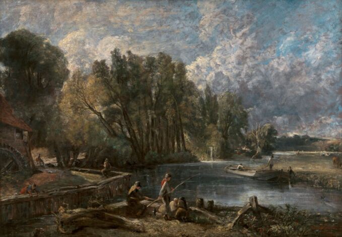 John Constable, 1776–1837, British, Stratford Mill, 1819 to 1820, Oil on canvas, Yale Center for British Art, Paul Mellon Fund, B1983.18