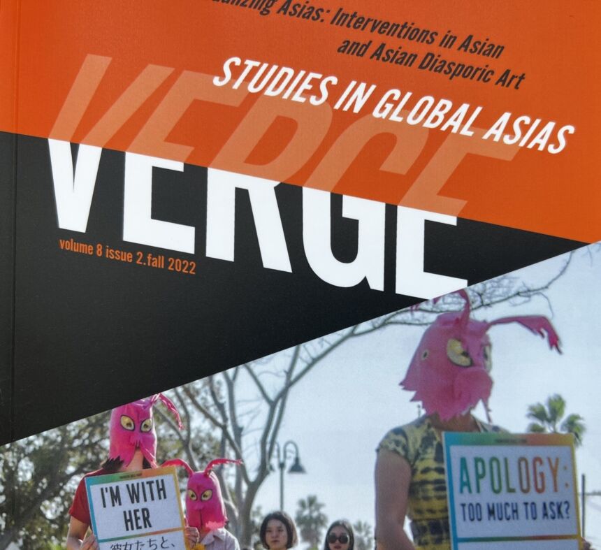 Black and orange book cover showing people carrying signs