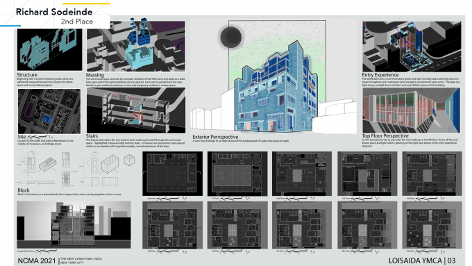 The building plans for a proposed building.