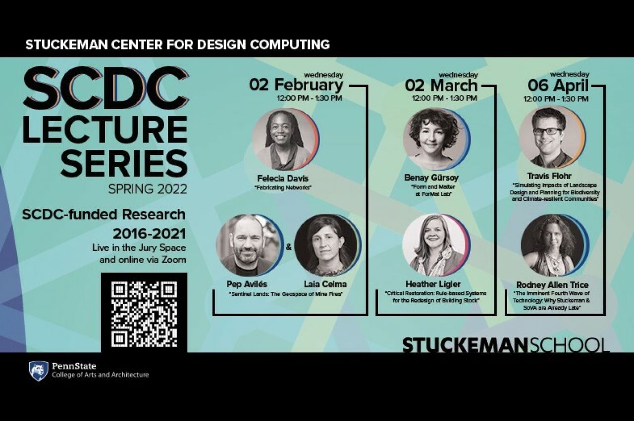 Promotional image for the SDCD Spring 2022 lecture series