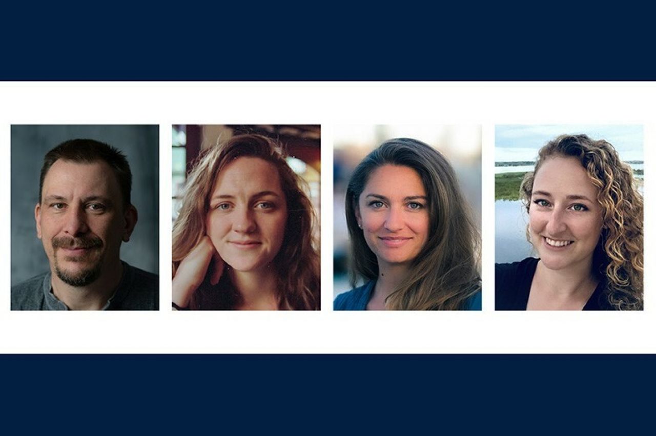 Headshots of Peter John Stempel, Zannah Mae Matson, Lauren Sosa, and Leann Andrews.