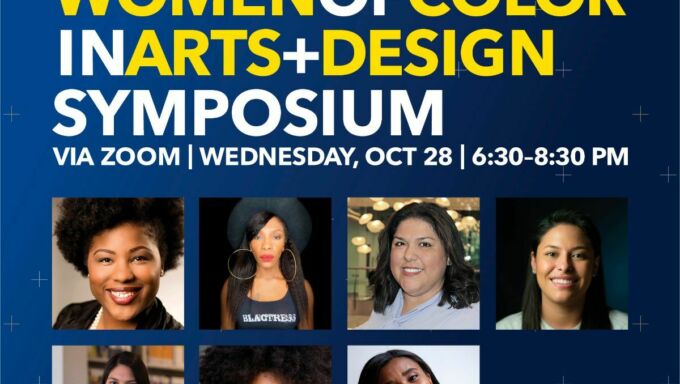 Headshots of participants in Women of Color in Arts and Design Symposium