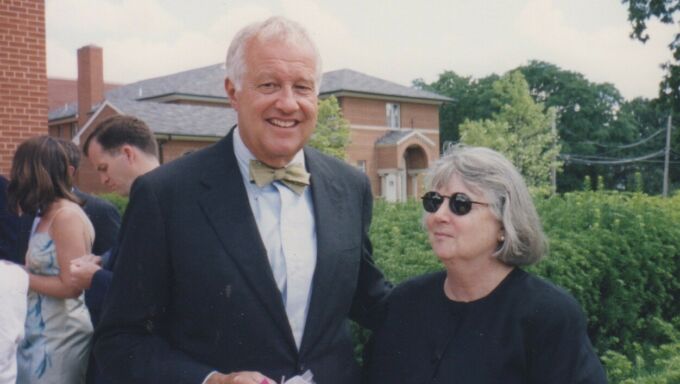 Louis Inserra, left, with his wife, Pat.