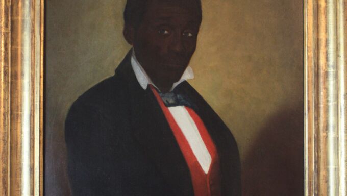 Portrait of Black man painted around 1835