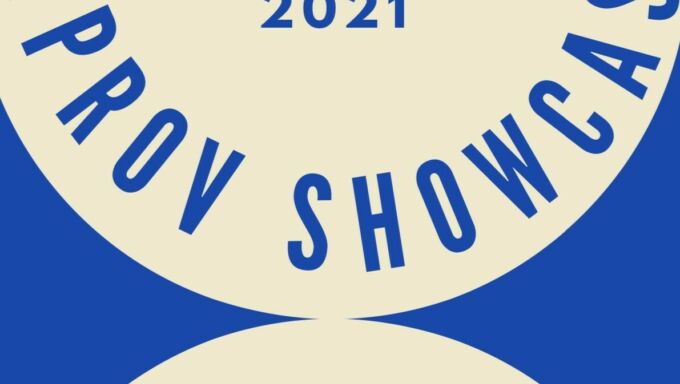 A poster announces an improv showcase event.