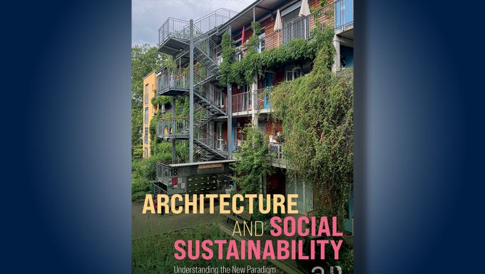 The cover of the book Architecture and Social Sustainability.