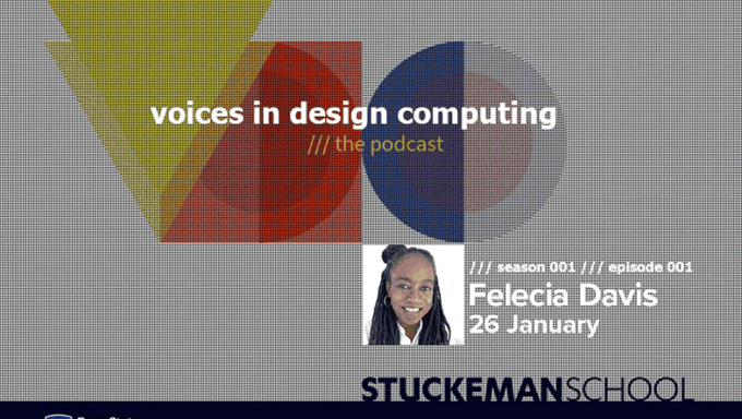 Voices in Design Computing podcast promotional image