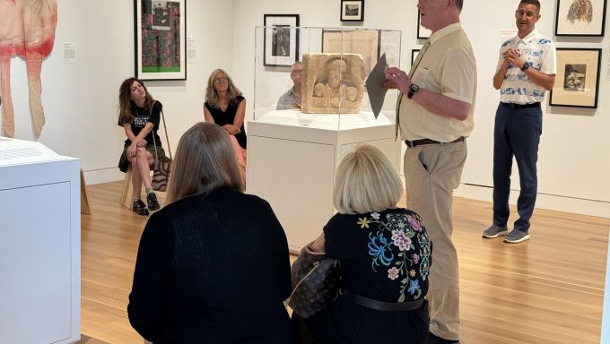 Gallery talk at Palmer Museum of Art