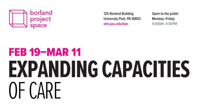 Expanding Capacities of Care poster, the nine-series event runs from Feb. 19 through March 11