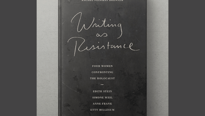 Book cover design for "Writing as Resistance"