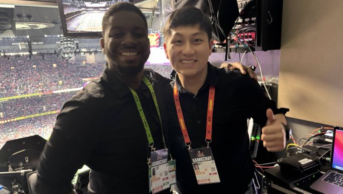 Sydney Smith (left) and Austen Yim