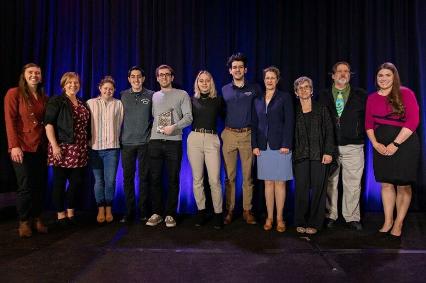 Penn State team that won third place in the Retrofit Housing Division of the U.S. Department of Energy Solar Decathlon 2022 Design Challenge Competition