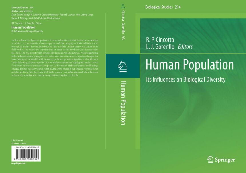 Green book cover with white text and subtle spiral design in the background.