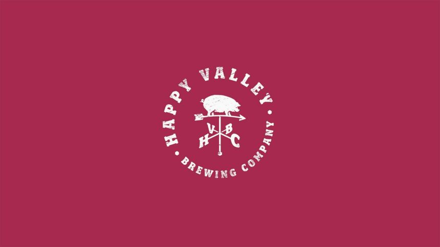 Identity design for Happy Valley Brewing Company