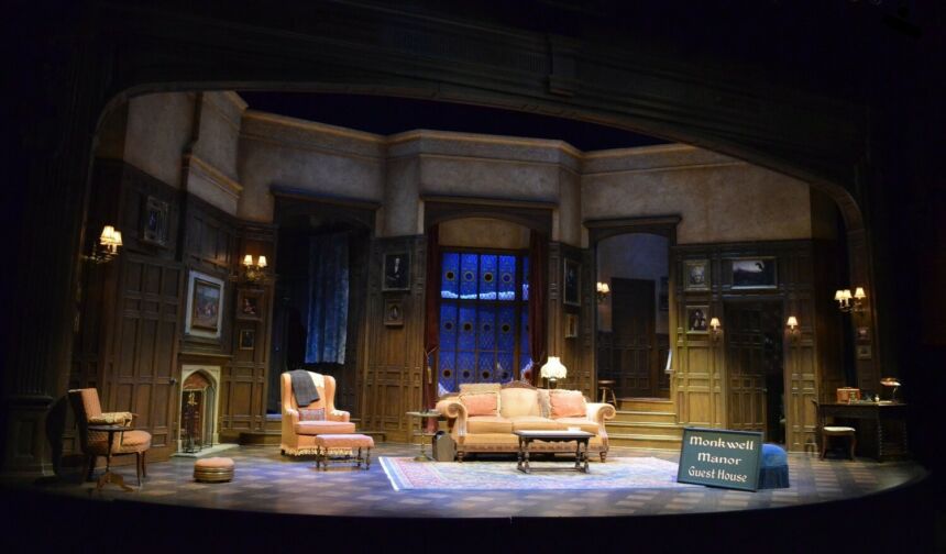 "The Mousetrap," Scenic Design of Monkwell Manor Guest House interior.
