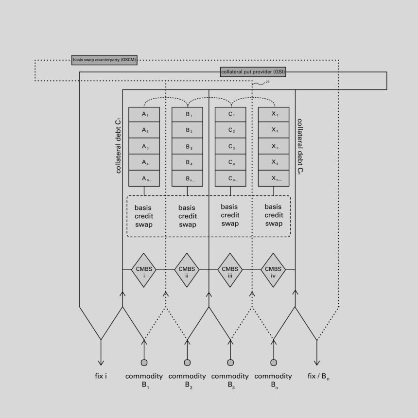 An architectural schematic of an apartment layout.