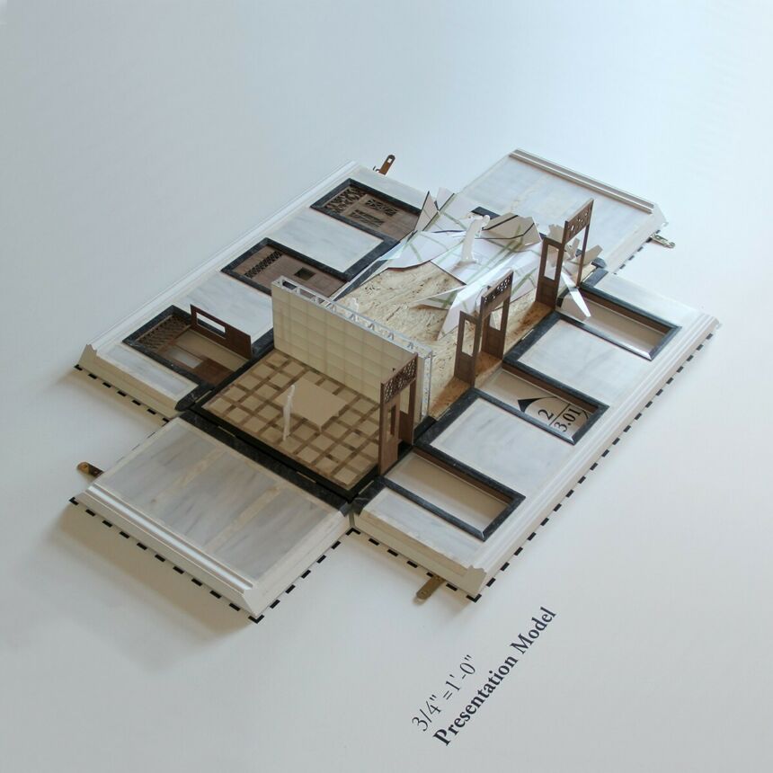 An architectural internal model by Benjamin Vanmuysen