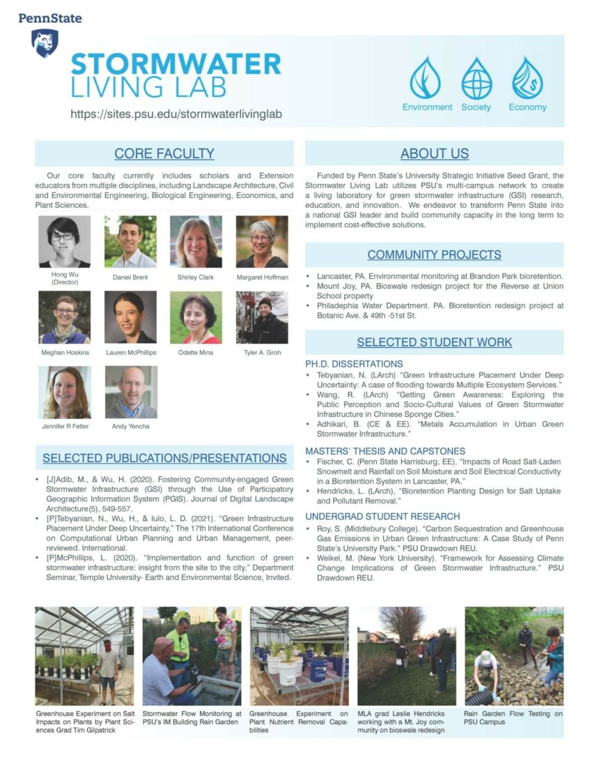 Handout for the Stormwater Living Lab