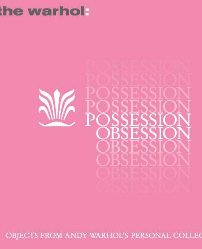 White flourish symbol adjacent to "Possession" text stacked on top of each other while fading from the top and bottom, against a bubblegum pink background.